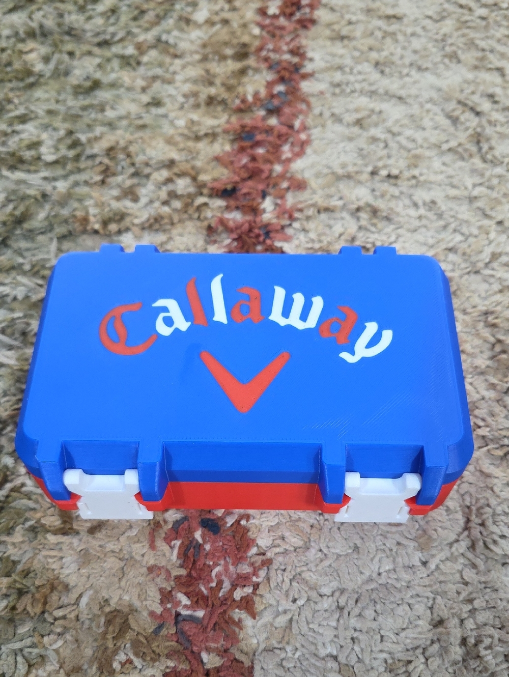 Callaway Blue and Red Golf Accessory Case with White Accents